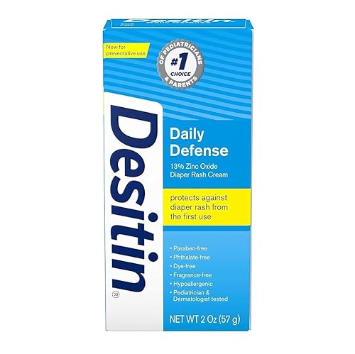 Desitin Daily Defense Diaper Rash Cream Bundle Pack - 4 oz & 2 oz with Zinc Oxide