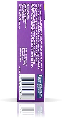 Desitin Maximum Strength Diaper Rash Paste, 4 oz - Soothes and Protects
