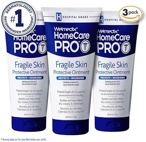 Fragile Skin Calendula Skin Protectant Ointment | Hospital Grade Healing Barrier Cream for Eczema, Psoriasis, Dermatitis (3 Pack)