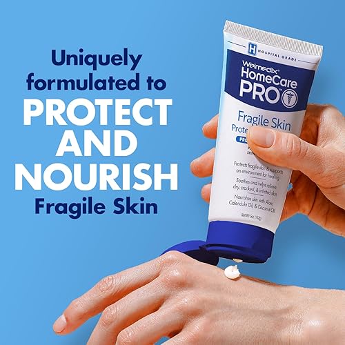 Fragile Skin Calendula Skin Protectant Ointment | Hospital Grade Healing Barrier Cream for Eczema, Psoriasis, Dermatitis (3 Pack)