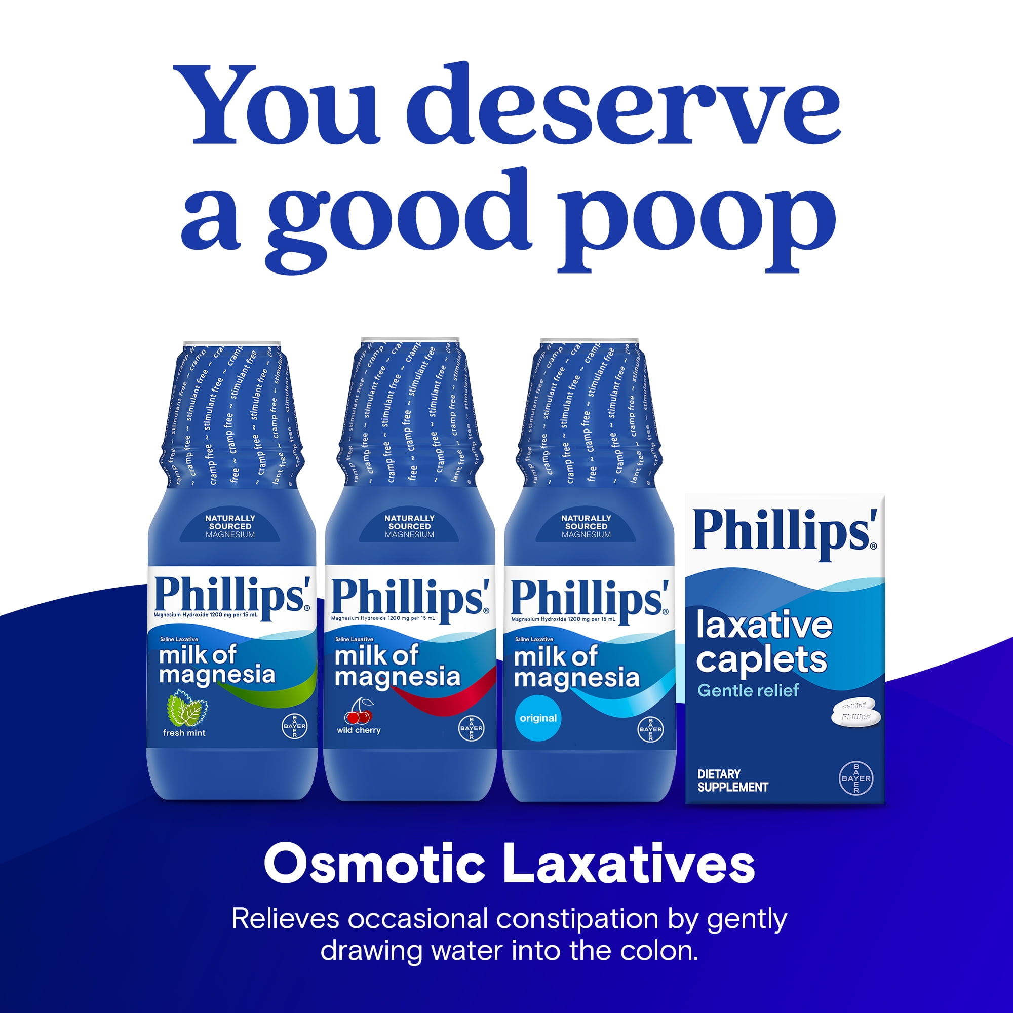 Phillips Milk of Magnesia Liquid Laxative, Wild Cherry Flavor, 26 oz - Constipation Relief