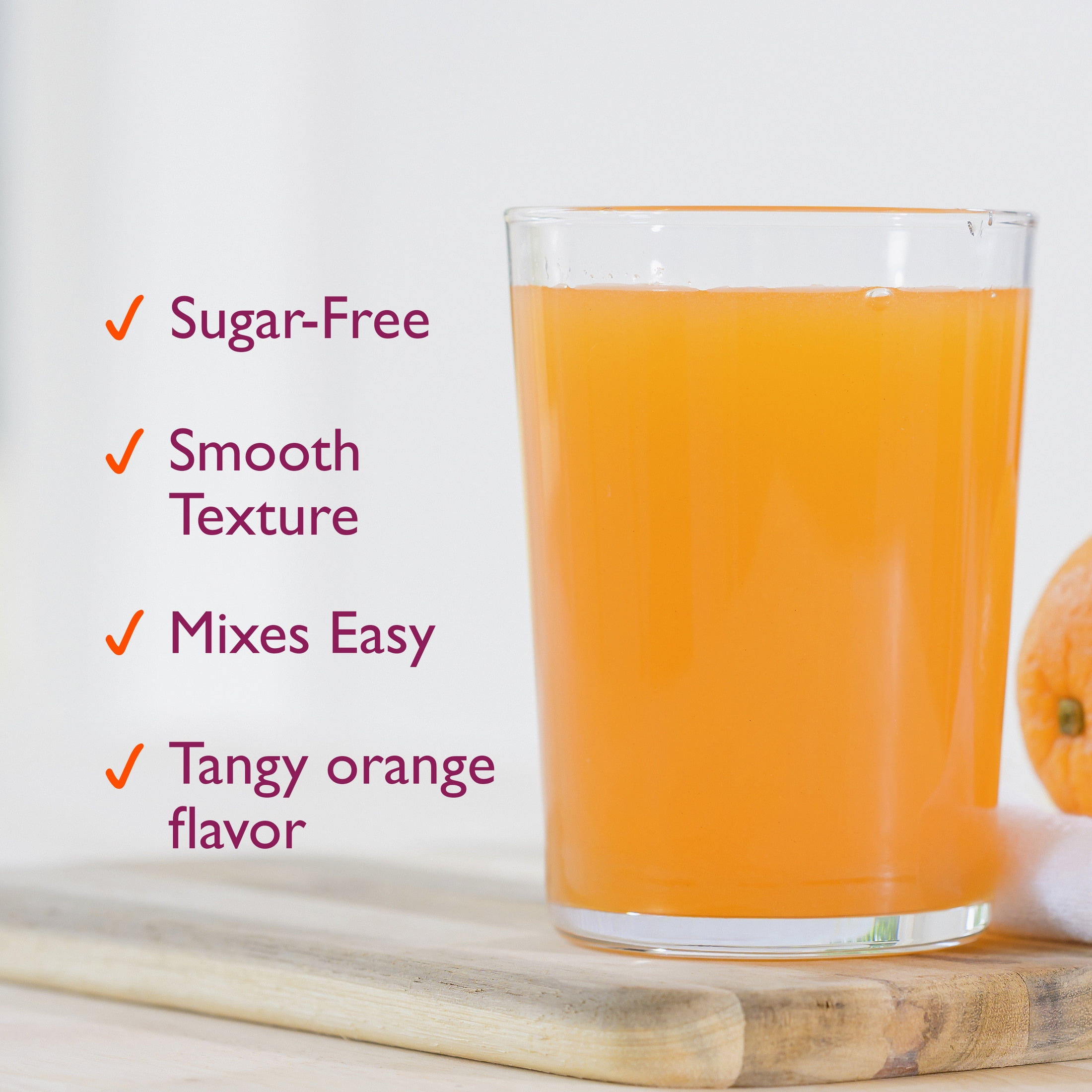 Metamucil Sugar-Free Fiber Powder for Digestive Health, Orange Flavor - 72 Servings