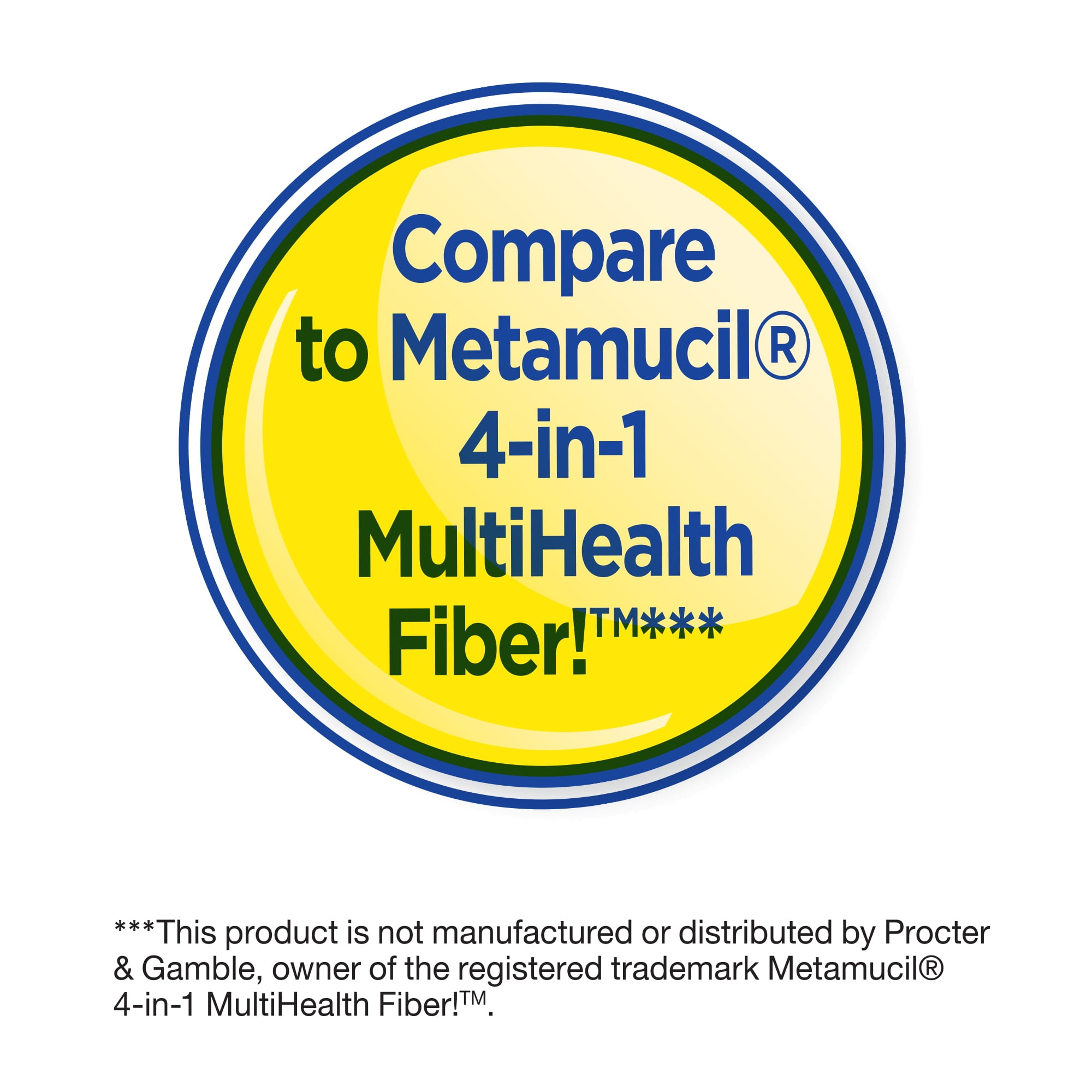 Equate Psyllium Husk Fiber Orange Powder, Sugar-Free Daily Fiber Supplement - 114 Doses