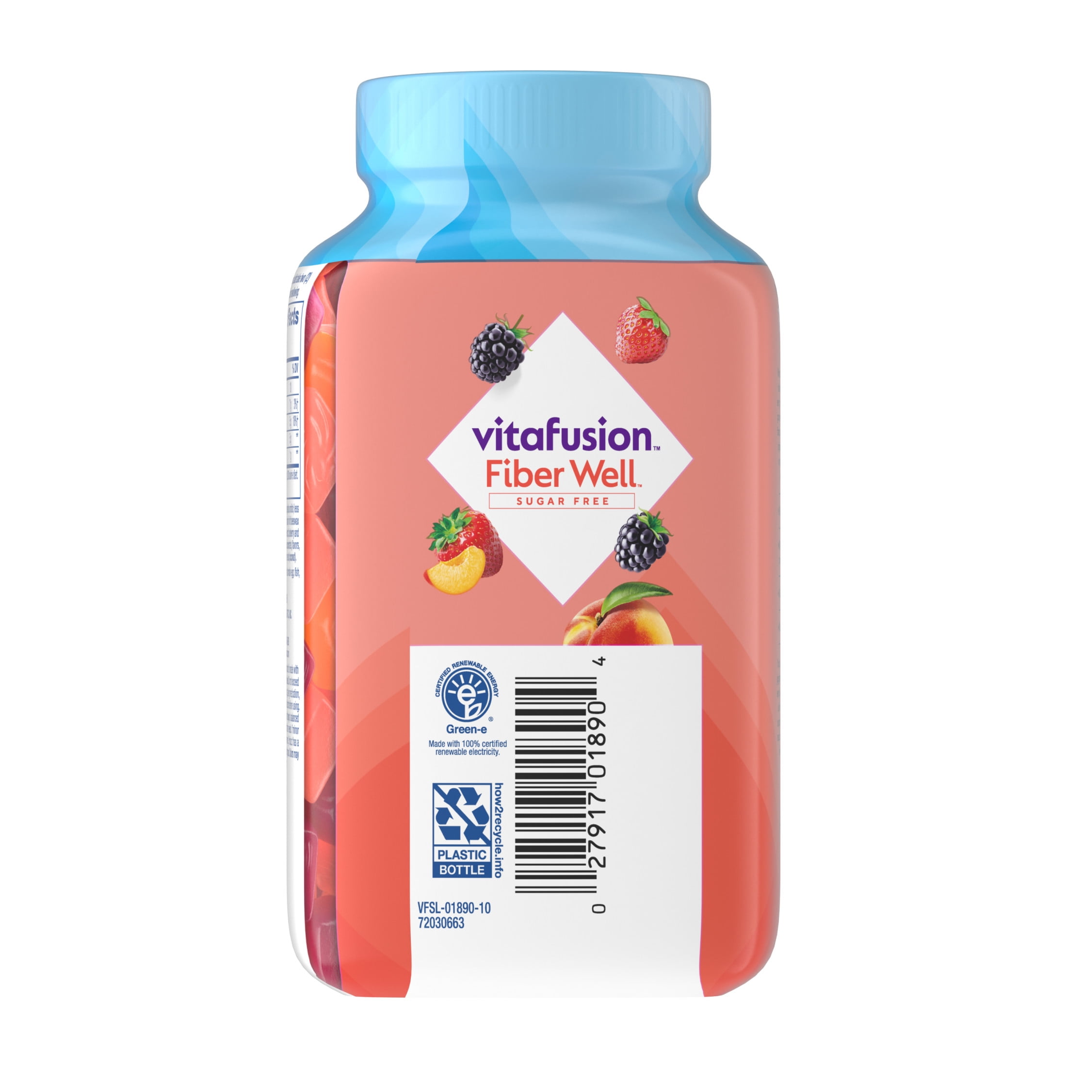 VITAFUSION FIBER WELL SUGAR-FREE GUMMIES, FRUIT FLAVORED, 90 COUNT