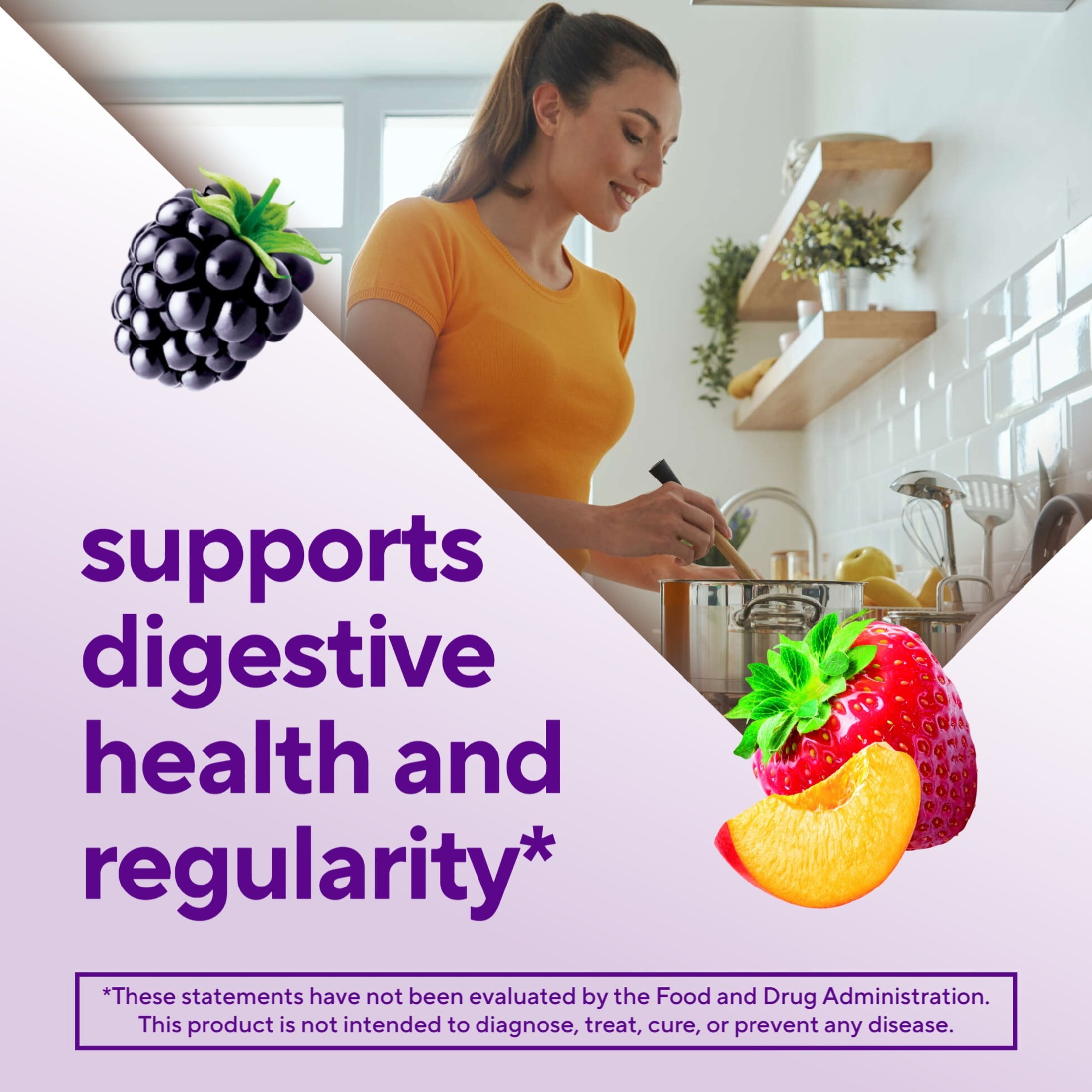 VITAFUSION FIBER WELL SUGAR-FREE GUMMIES, FRUIT FLAVORED, 90 COUNT