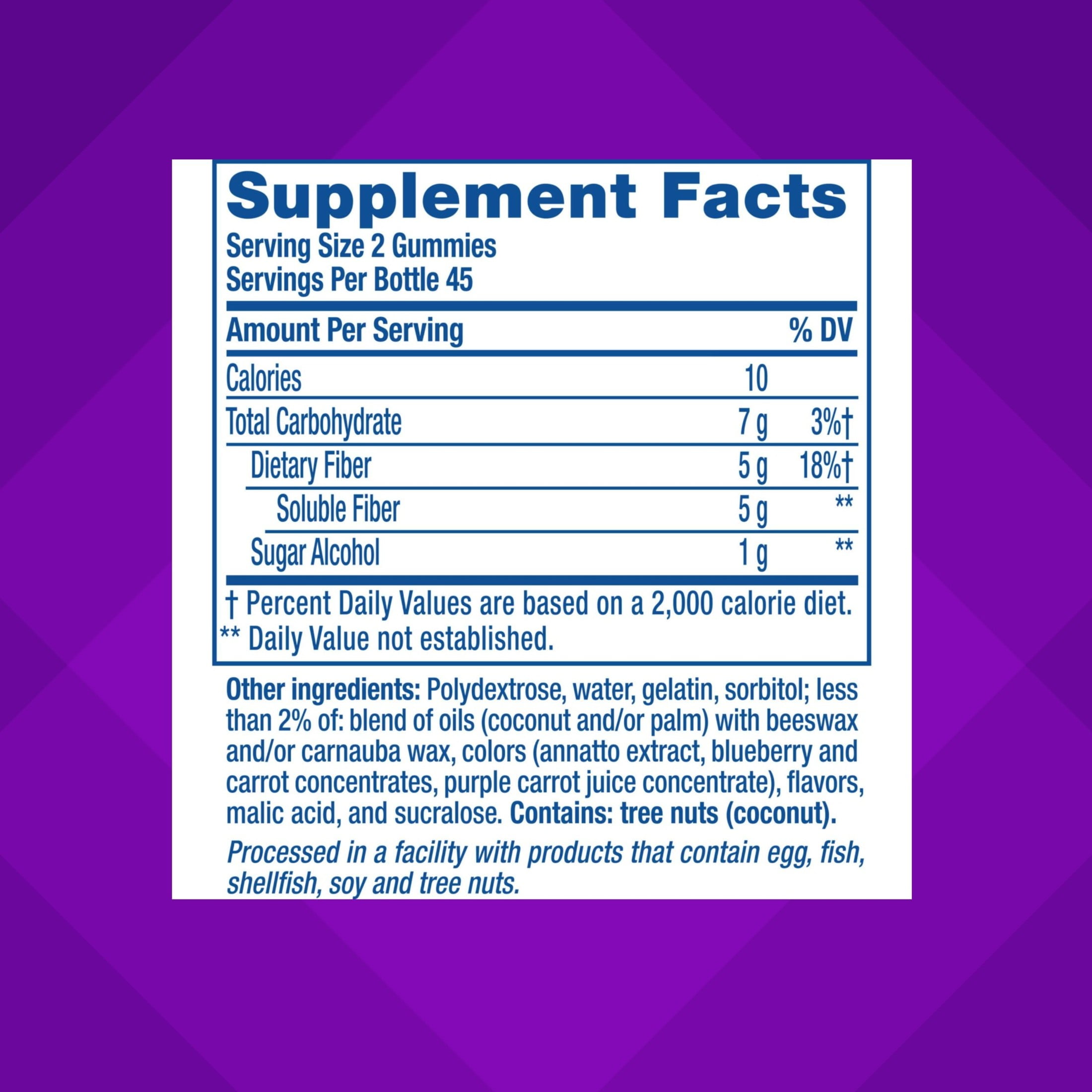 VITAFUSION FIBER WELL SUGAR-FREE GUMMIES, FRUIT FLAVORED, 90 COUNT