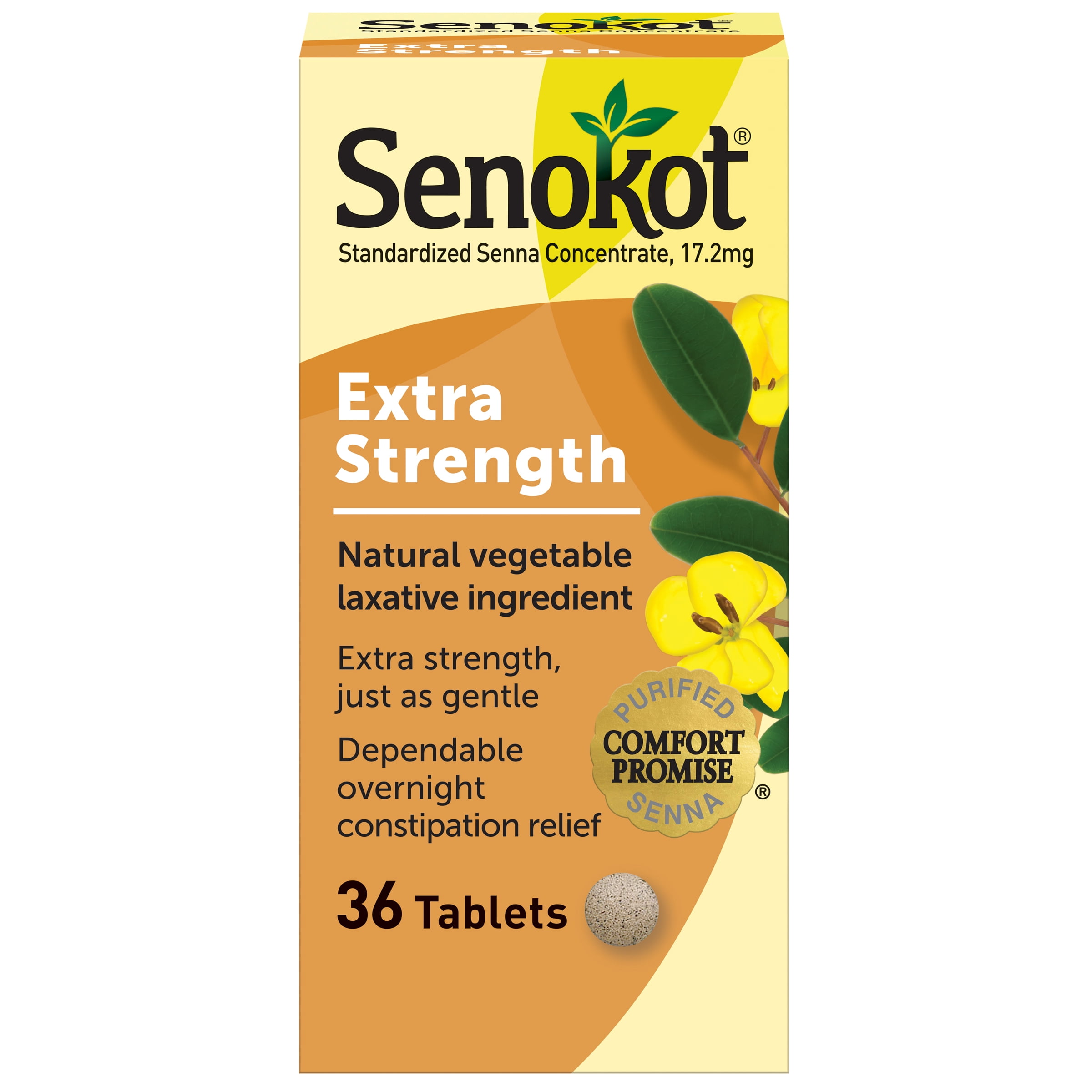Senokot Extra Strength Senna Laxative Tablets - 36 Count