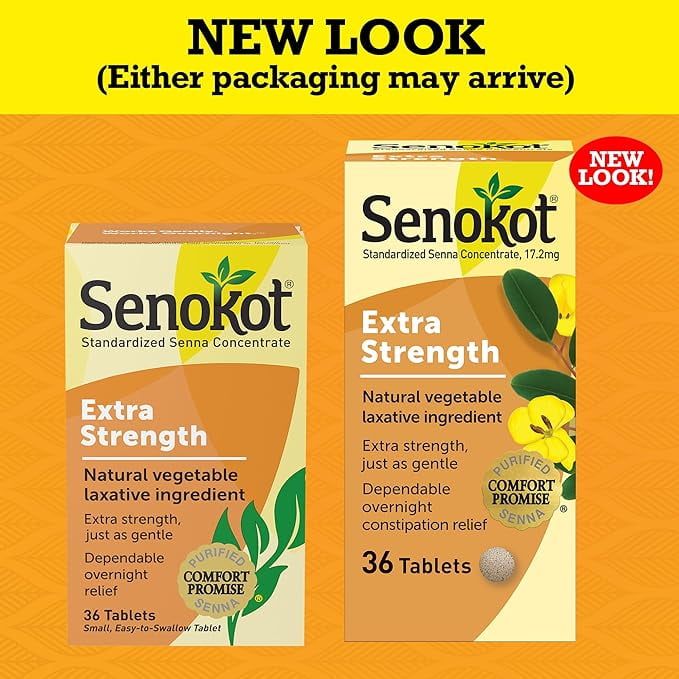 Senokot Extra Strength Senna Laxative Tablets - 36 Count