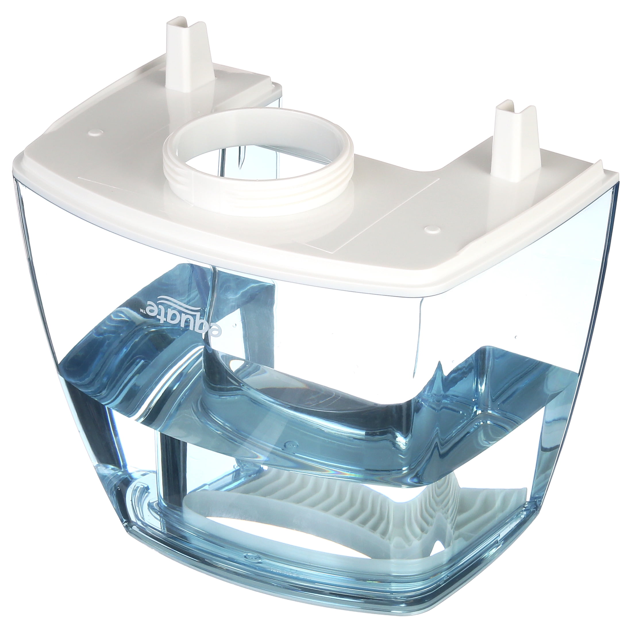 Equate 1.1 Gallon Invisible Cool Mist Humidifier, White & Blue - Covers 250 Sq ft
