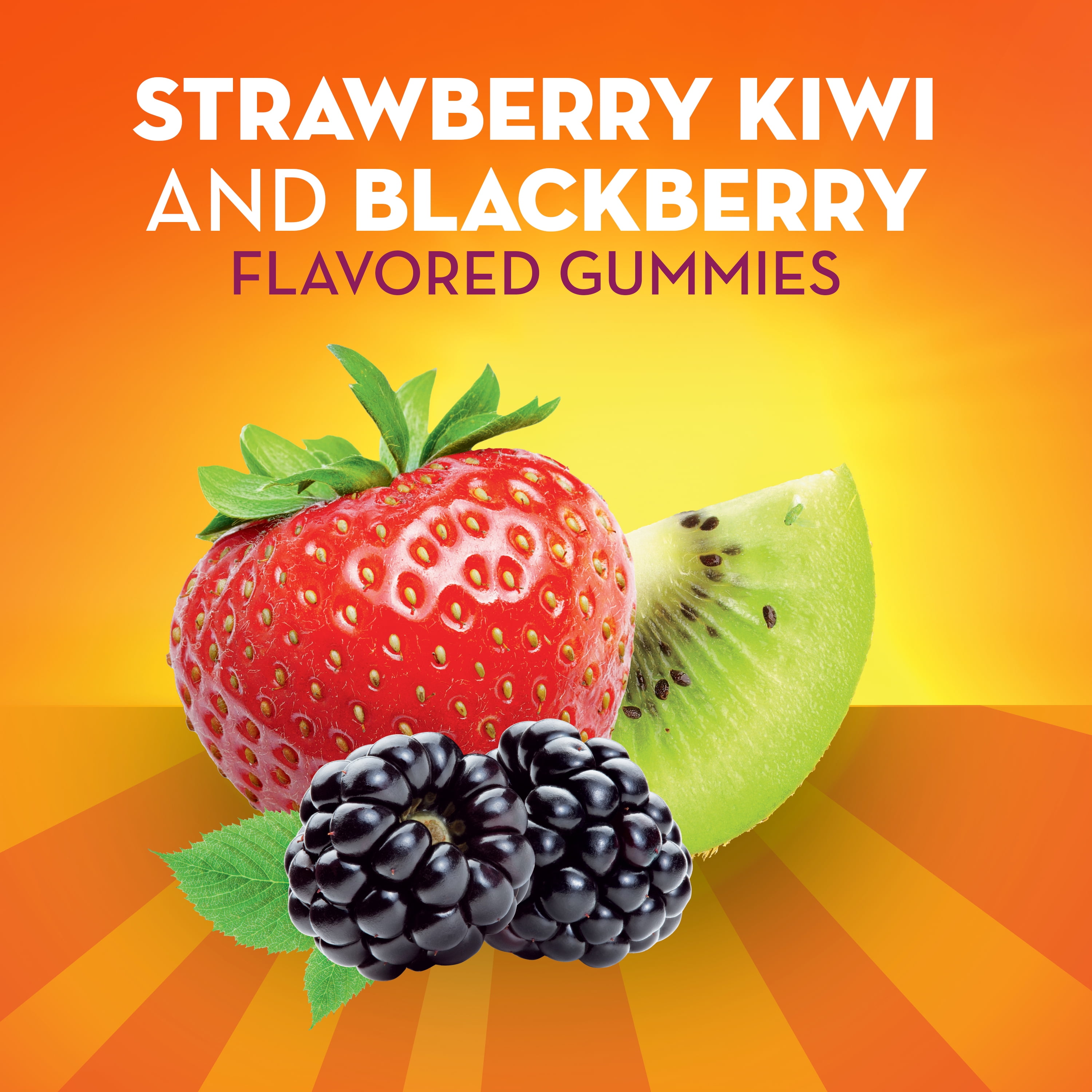 Metamucil Probiotic Gummies: Berry + Kiwi, 60 Count for Digestive Health