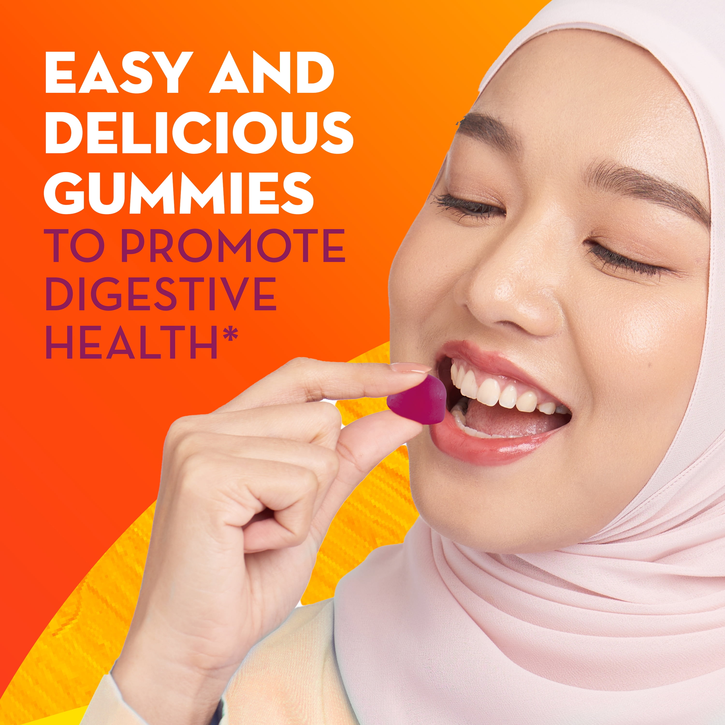 Metamucil Probiotic Gummies: Berry + Kiwi, 60 Count for Digestive Health