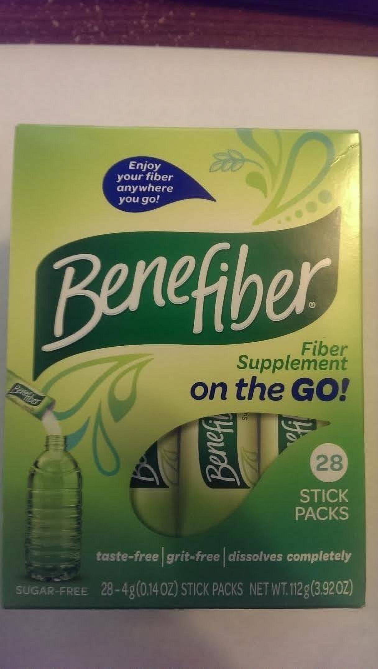 Benefiber Sugar Free Fiber Supplement Stick Packs, 28 Sticks