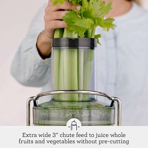 Breville Juice Fountain Cold, 70oz Silver - Best Juicer for Fresh Cold Pressed Juice