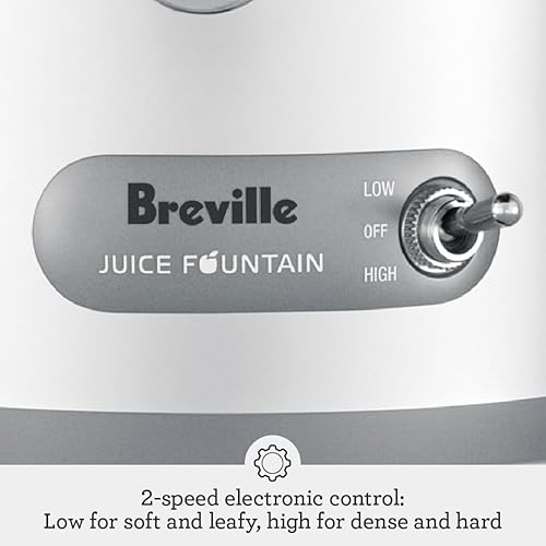 Breville JE98XL Silver Juice Fountain Plus - Top Juicer