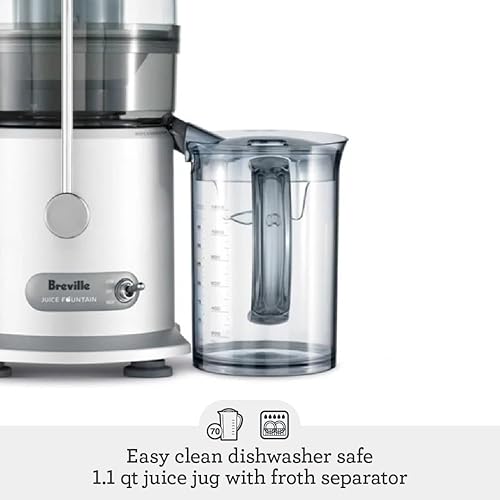 Breville JE98XL Silver Juice Fountain Plus - Top Juicer