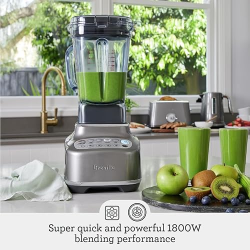 Breville Commercial-Grade Home Blender in Smoked Hickory