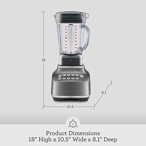 Breville Commercial-Grade Home Blender in Smoked Hickory