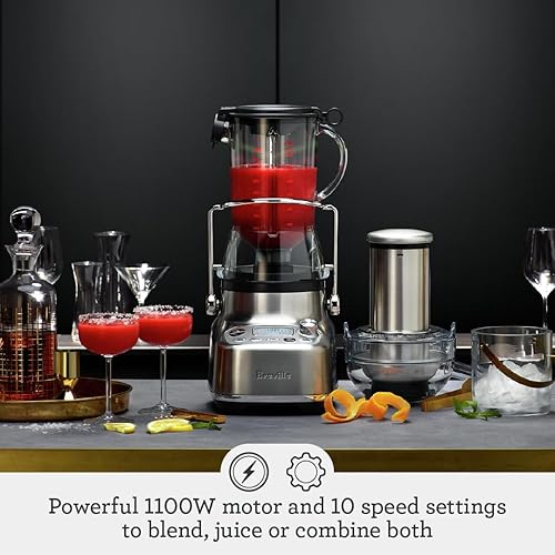 Breville 3X Bluicer Pro Blender Juicer BJB815BSS Stainless Steel