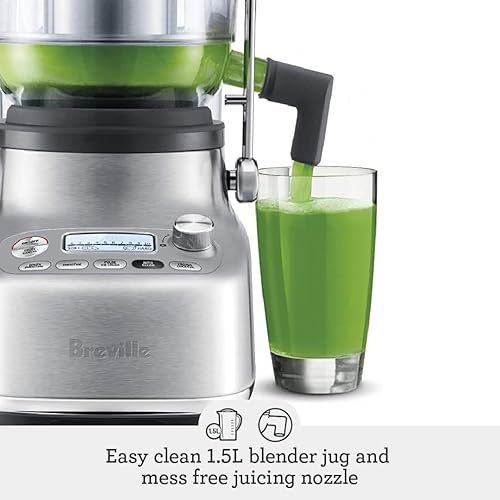 Breville 3X Bluicer Pro Blender Juicer BJB815BSS Stainless Steel
