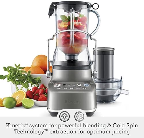 Breville 3X Bluicer Blender Juicer BJB615SHY Smoked Hickory