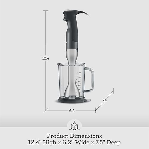 Breville Control Grip Immersion Blender - Brushed Stainless Steel, One Size