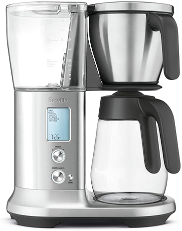 Breville Precision Brewer Drip Coffee Maker, Stainless Steel with Glass Carafe