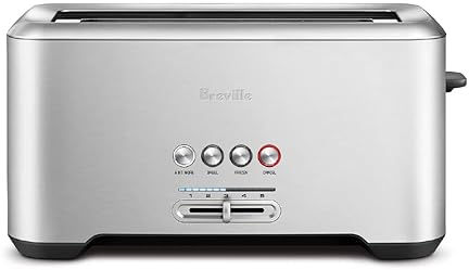 Breville Bit More Toaster, 4-Slice, Brushed Stainless Steel