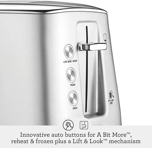 Breville Luxe 2-Slice Toaster BTA735BSS - Brushed Stainless Steel