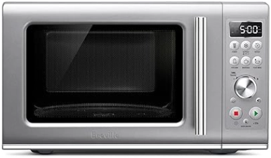 Breville Compact Wave Soft Close Countertop Microwave Oven - Silver