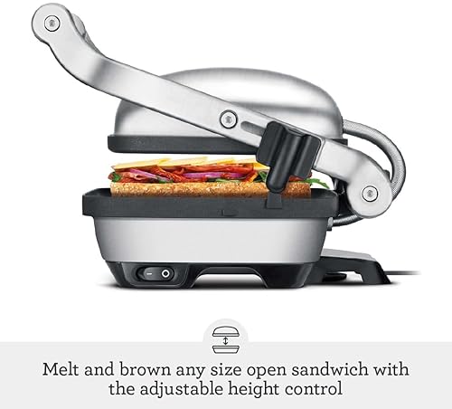 Breville Panini Press Electric Contact Grill, Brushed Stainless Steel - One Size