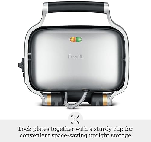 Breville Panini Press Electric Contact Grill, Brushed Stainless Steel - One Size