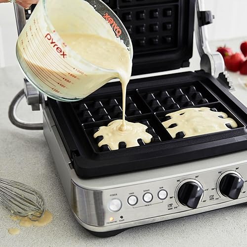 Breville Black Small No-Mess Waffle Plates - Model
