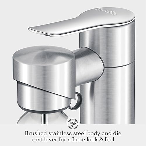 Breville InFizz Aqua Sparkling Water Maker, Stainless Steel