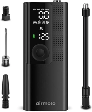 Cordless Tire Inflator with Digital Pressure Gauge & LED Light