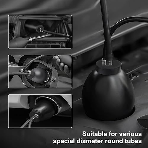 OBDMONSTER 12V Vehicle Fuel Leak Detector with Sealed Bladder for Pipes & Exhaust - Automotive Leak Tester