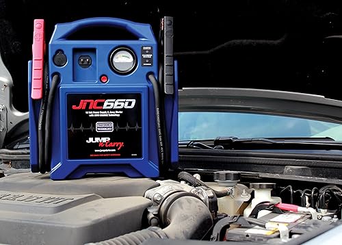 Clore Automotive Jump-N-Carry JNC660 1700 Peak Amp 12V Jump Starter in Blue
