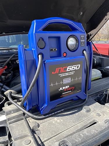 Clore Automotive Jump-N-Carry JNC660 1700 Peak Amp 12V Jump Starter in Blue