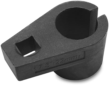 Universal Offset Oxygen Sensor Socket, 3/8" Drive, 7/8" (22mm), Wire Gate, Side Access - Prevent Wire Damage - Fits Most Cars
