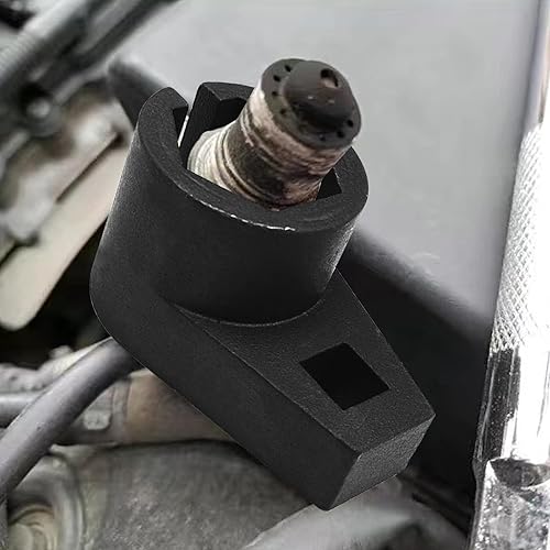 Universal Offset Oxygen Sensor Socket, 3/8" Drive, 7/8" (22mm), Wire Gate, Side Access - Prevent Wire Damage - Fits Most Cars