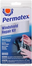 Rain X Permatex 09103 Automotive Windshield Repair Kit - Permanent Air-Tight Repairs - 9-Piece Set