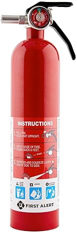 First Alert Standard Home Fire Extinguisher, Red, 2-Pack - Home1-2