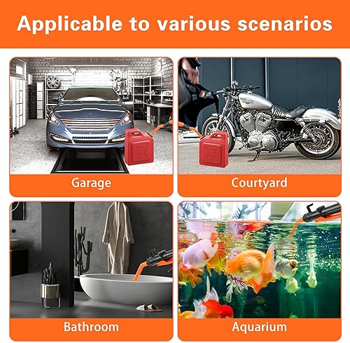 Portable Battery-Powered Fuel Transfer Pump for Gasoline & Cars