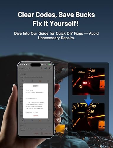 TopDON TopScan Lite OBD2 Scanner Bluetooth for iOS & Android, Bi-Directional Wireless Diagnostic Tool