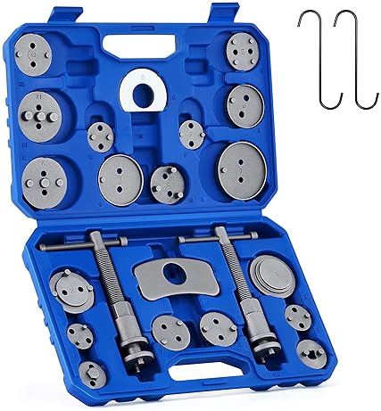 Orion Disc Brake Piston Caliper Compressor Tool Set for Brake Pad Replacement, Fits Most Autos