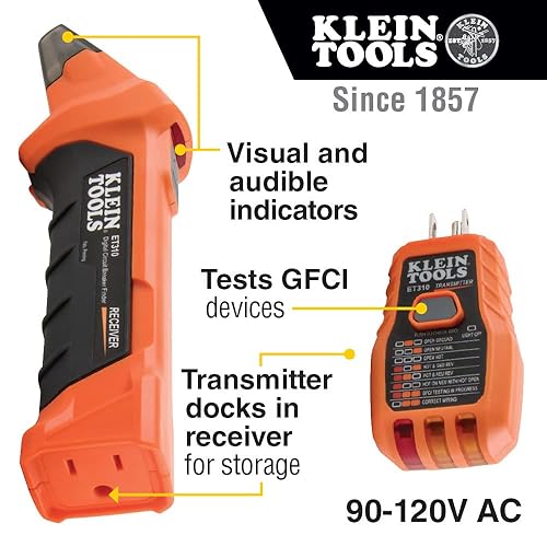 Klein Tools Circuit Breaker Finder Kit with Accessories, 2-Piece Set - ET310 & 69411