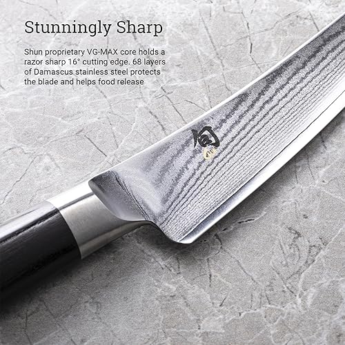 Shun Classic 6" Boning & Fillet Knife - Japanese VG-MAX Steel, Pakkawood Handle