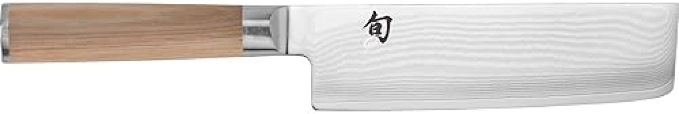 Shun Classic Blonde 6.5" Nakiri Knife - VG-MAX Core Damascus Steel - Ideal for Chefs