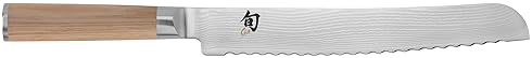Shun Classic Blonde 9" Bread Knife - Japanese Serrated Knife with VG-MAX Core