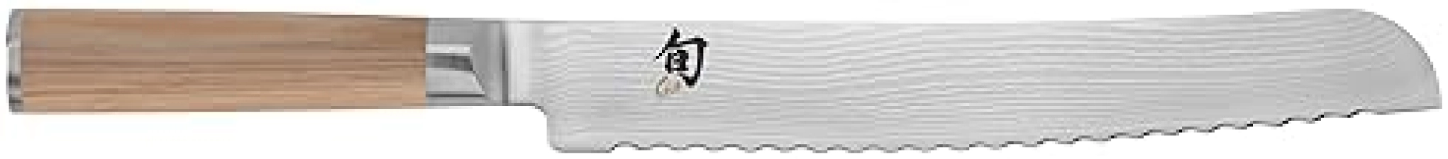 Shun Classic Blonde 9" Bread Knife - Japanese Serrated Knife with VG-MAX Core