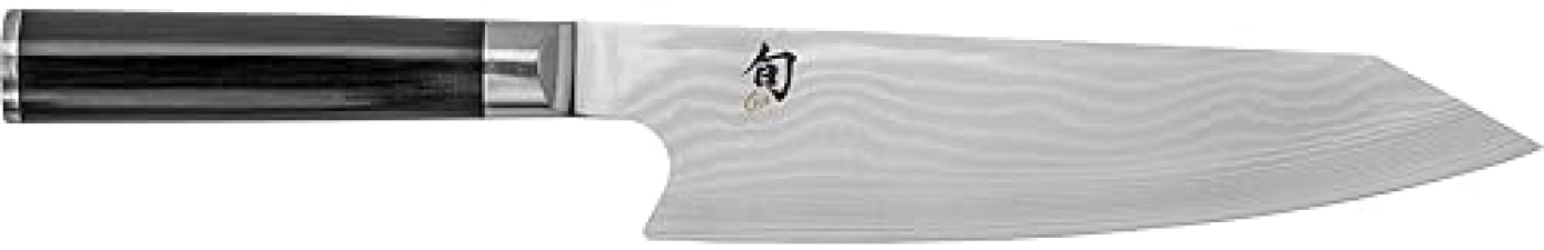 Shun Classic 8" Kiritsuke Knife: Japanese VG-MAX Kitchen Knife for Chefs, Damascus Steel, Pakkawood Handle